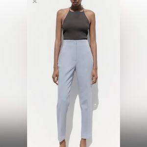 Zara High Waisted Pants light blue size small